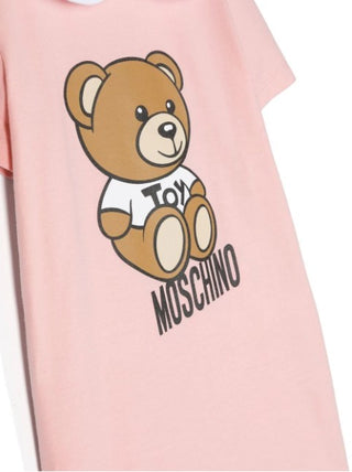 Moschino Romper WITH CENTRAL TEDDY BEAR MUY058 WITH CLIPS