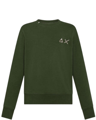 Sun68 Felpa Girocollo F35303 Con Logo