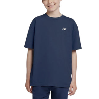 New Balance T-shirt Blu Con Logo LAKB0001-NNY078 Per Bambino