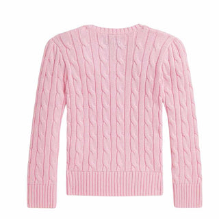Polo Ralph Lauren Maglia Rosa A Trecce 312901316010 Per Bambina