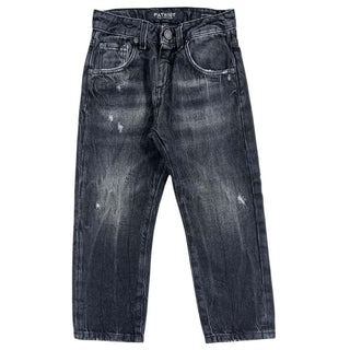 Patriot Jeans in denim nero con rotture PJ5F2WPBK24