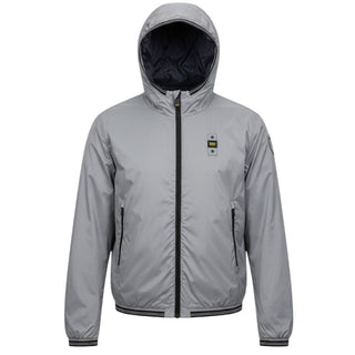 Blauer Giubbino Antivento Reversibile In Nylon 25SBLKC06443