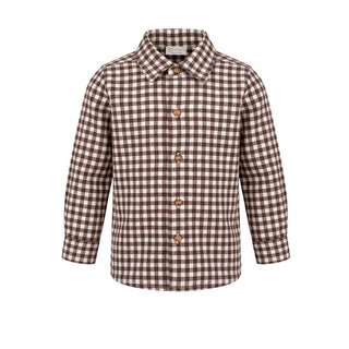 J.o Milano Camicia A Quadri In Flanella 2666E2 Per Neonato