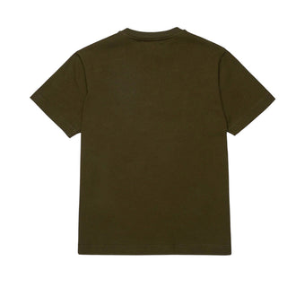 Dsquared2 T-shirt Verde In Jersey Con Patch DQ3399-DOAIT-DQ558 Per Bambino