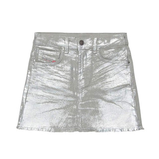 Diesel Gonna In Denim Effetto Laminato J02550-KXBRQ-K917