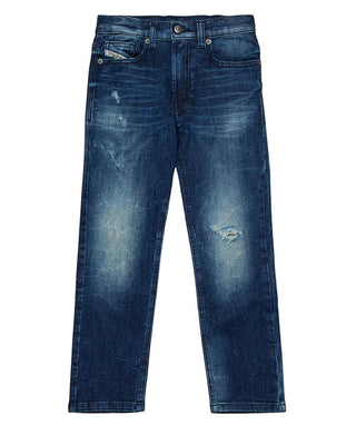 Diesel Jeans Regular fit in denim blu scuro J00808-KXBQD
