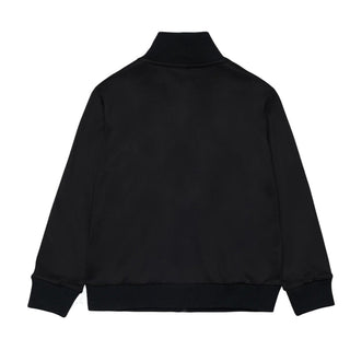 Diesel Felpa Nera Con Zip In Triacetato Per Bambini J02607-KYA0H-K900