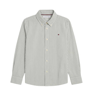 Tommy Hilfiger Camicia A Righe Oxford Essential KB0KB10192-L6N Per Bambino