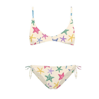 Mc2 Saint Barth Bikini Paloma Con Stelle Marine PALO002/00578L Per Bambina