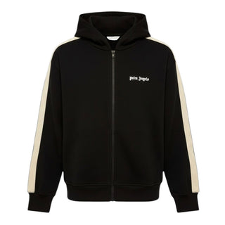 Palm Angels Felpa Nera Con Cappuccio Per Bambini PBBD017S26FLE001/110