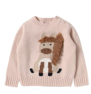 The Owl Sweater with applications A22MA403EM220