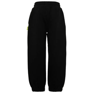 Barrow Pantaloni Jogger Neri Con Logo F6BKJUFP013-110 Per Bambini