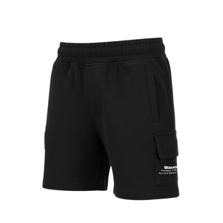 Blauer Bermuda Nero In Felpa Per Bambino 26SBLKP05531-999