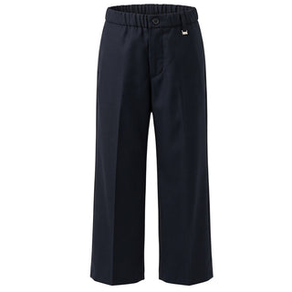 I'm Brian Pantaloni Blu A Gamba Dritta In Misto Viscosa PA3891J Per Bambino