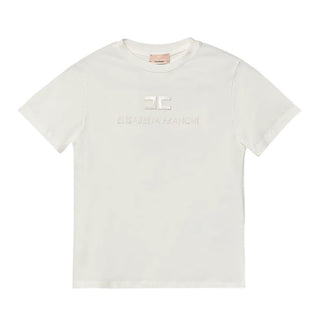 Elisabetta Franchi T-shirt in jersey a maniche corte con logo EGTS098.0