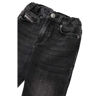 Diesel Jeans In Denim Nero K00322-KXBU4-K02 Per Neonato