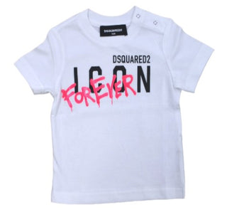 Dsquared2 T-Shirt mit Rundhalsausschnitt und Logo vorne DQ0920-D00MM
