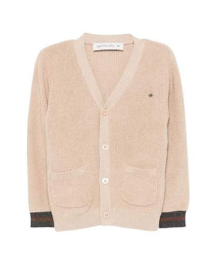Manuel Ritz Maglia cardigan con simbolo MR2720B