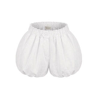 J.o Milano Shorts A Palloncino In Popeline Per Neonata 674L1