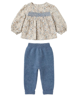 Dottor Kids Tutina due pezzi con punto smock DK2150