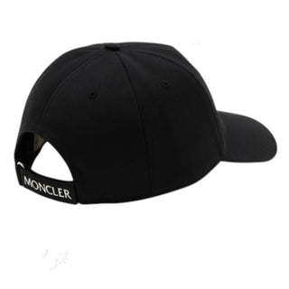 Moncler Cappello Con Visiera Nero In Gabrdine J10913B00002-999
