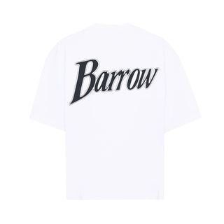 Barrow T-shirt Bianca A Maniche Corte Con Stampa F6BKJUTH166-002 Per Bambini