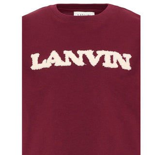 Lanvin T-shirt A Maniche Corte Con Logo N30397/955 Per Bambini