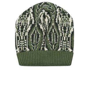 Etro Cappello verde in lana con logo GV0P97-W0033