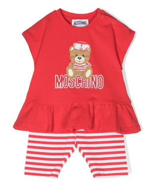 Moschino MDG00R Neugeborenen-Baby-Outfit