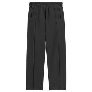 Palm Angels Pantaloni grigi Track con logo curved PMCJ048F25FAB0010703