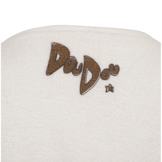 Doudou Maglia avorio cropped in punto spugna DU4A00-Z2214