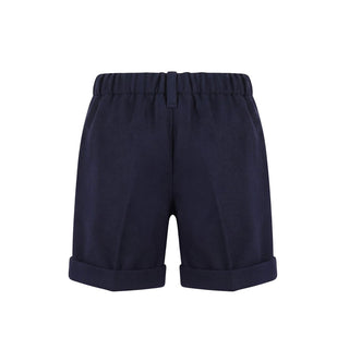 J.o Milano Bermuda Blu In Misto Lana 2664A2 Per Neonato