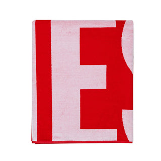 Diesel Telo Mare In Spugna Rosso Con Logo J02748-0QASQ-K405