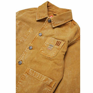 Diesel Giacca In Denim Color Cammello J02546-KXBU9-K760 Per Bambini