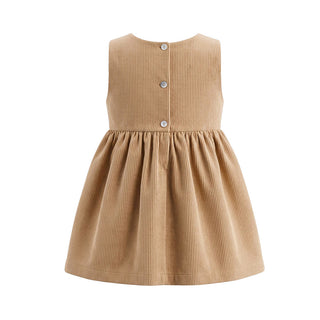 Coccodè Vestina In Velluto A Coste Beige C64215/95 Per Neonata