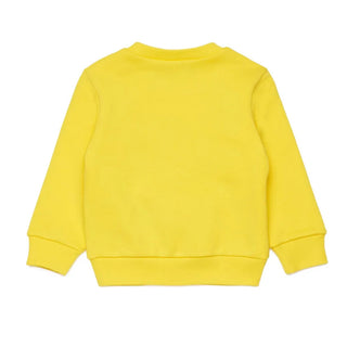 Dsquared2 Felpa Girocollo Gialla Con Logo DQ3279-D0AGW-DQ220