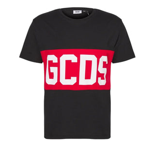 GCDS T-shirt Nera Con Logo Z0MLQC140J101/999R Unisex