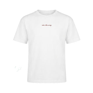 Nine:inthe:morning T-shirt Avorio In Jersey Con Logo Per Bambini 9JS26-ELI16B