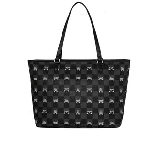 SPRAYGROUND Borsa GRAY PEEKING CHARACTER CHECK TOTE 910T8916NSZ