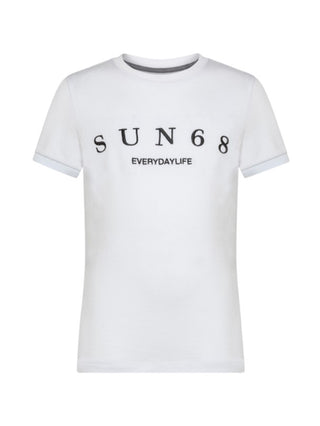 Sun68 T-Shirt mit Logo T42311