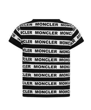 Moncler T-Shirt mit Rundhalsausschnitt und Aufdruck F19548C70810