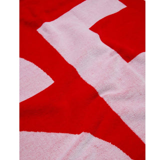 Diesel Telo Mare In Spugna Rosso Con Logo J02748-0QASQ-K405