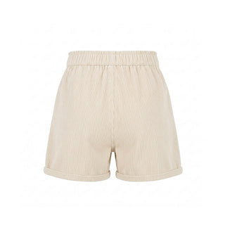 Coccodè Shorts Panna In Velluto A Coste C64317/644 Per Neonata