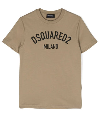 Dsquared2 Crewneck T-shirt with logo and print DQ1983-D00MV