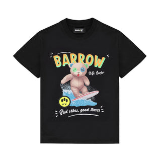 Barrow T-shirt Nera Con Teddy Mr.Surfer S6BKJUTH239-110