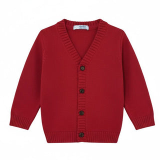 Dottor Kids Maglia Cardigan in misto lana con scollo a V DK14J