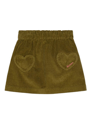 Bonton Gonna in velluto a coste da bambina MCF030001LD