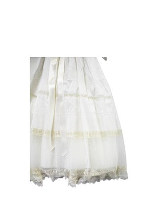 Ponto Por Ponto Baptismal Vestment 5982 buttons on the back