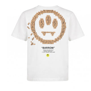 Barrow T-shirt Bianca In Jersey Con Stampa F6BWUATH062-002