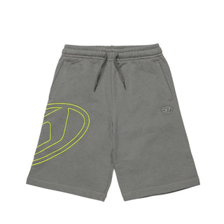 Diesel Bermuda in felpa con ricamo Oval D J02273-0GYCJ